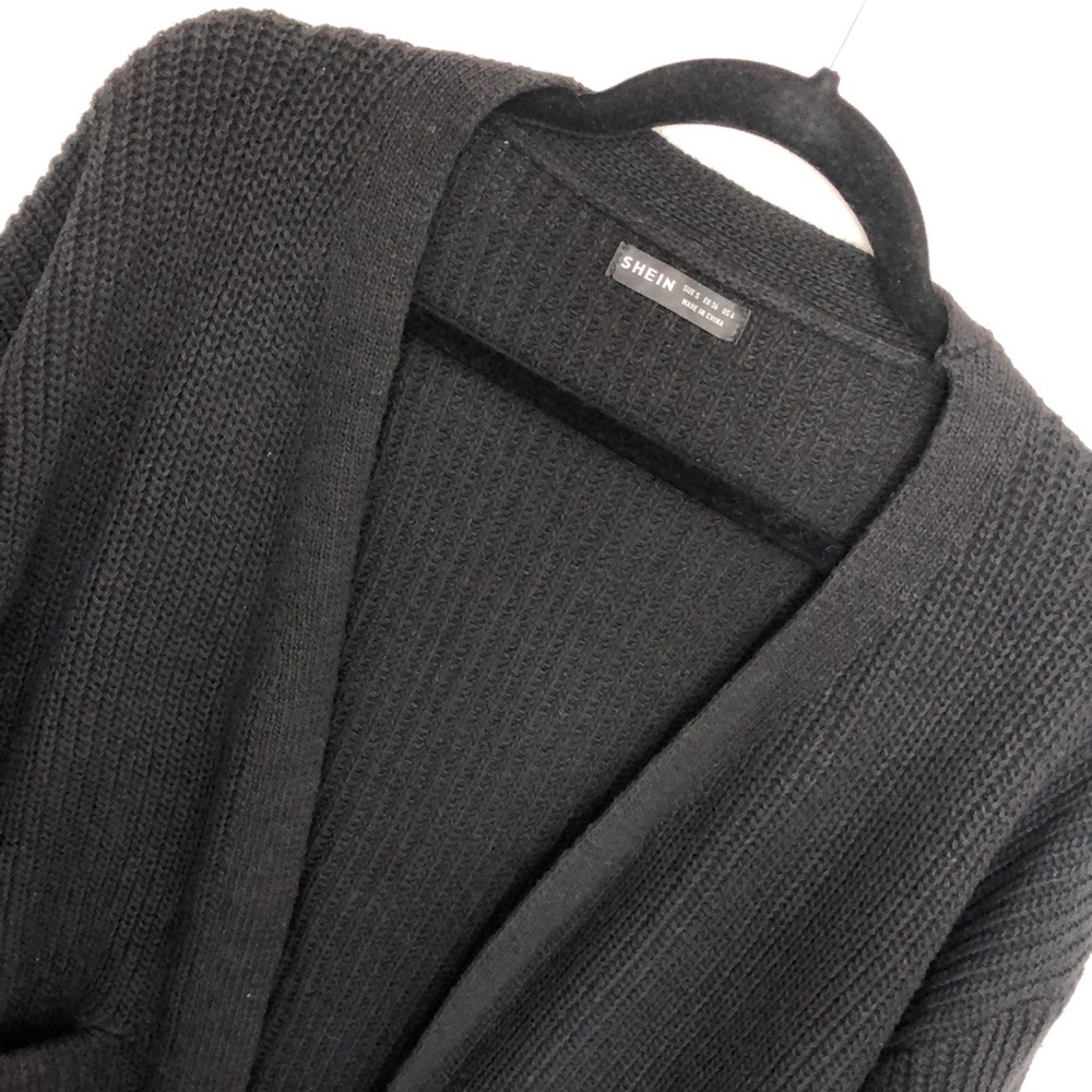 Shein Black Cozy Cardigan